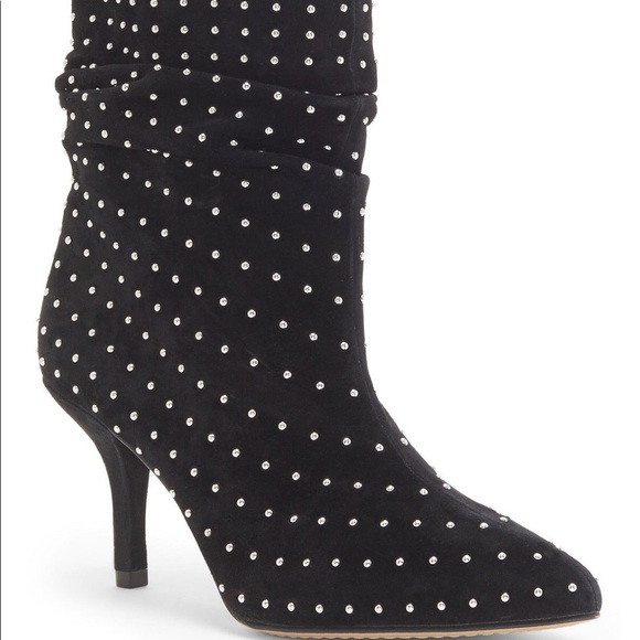 VINCE CAMUTO ABRIANNIE STUDDED SLOUCH BOOTIE - Picture 6 of 7
